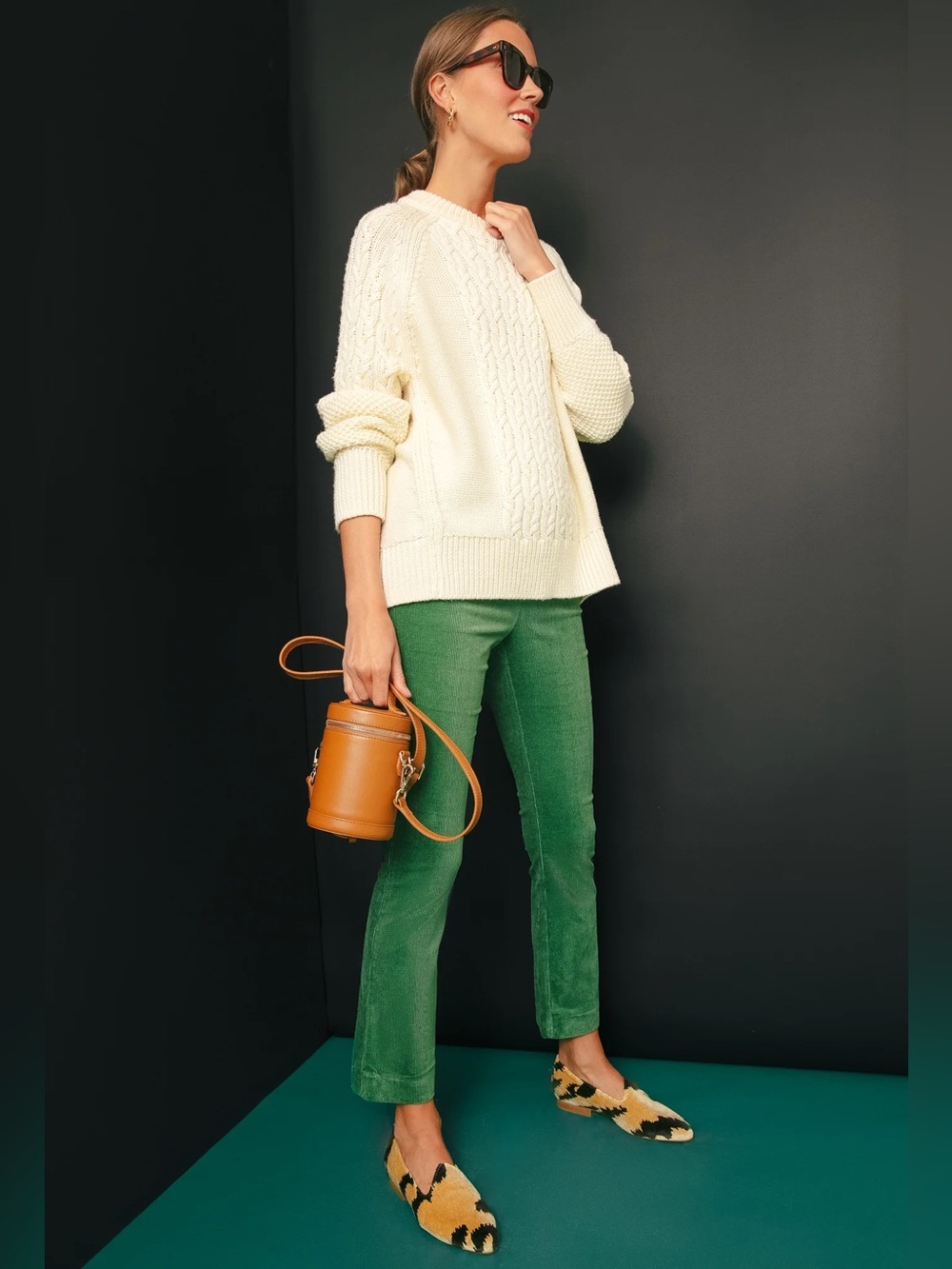 Tuckernuck Green Corduroy Ashford Pants
